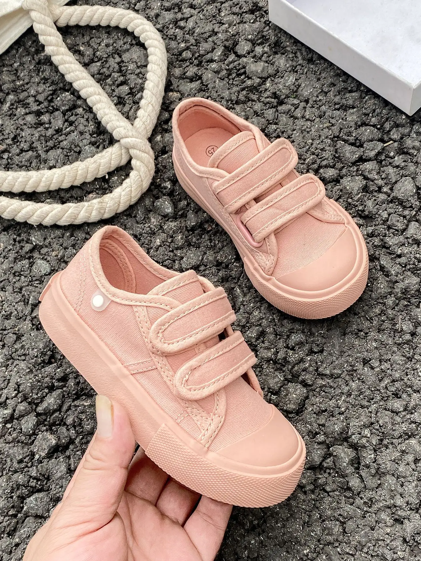 Canvas Shoe Children Spring Toddler Infant Boys Sneakers Girls Candy Color Casual Shoes Baby Kids Breathable Soft Bottom Shoes