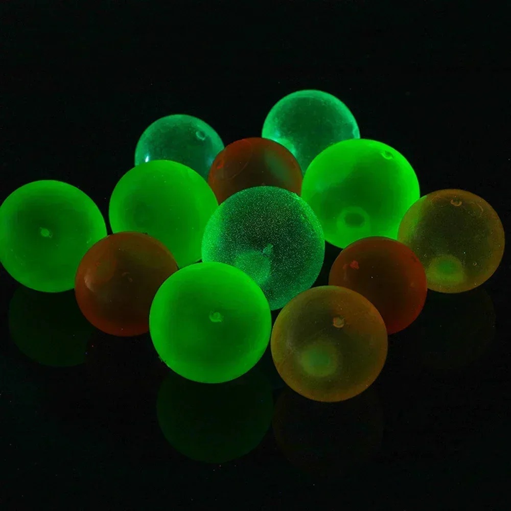 Luminous Balls High Bounce Glowing Ball Sticky Wall Home Party Decor Kids Adult Gift Anxiety Stress Relieve Toy 4.5cm luminous throwing ball glow light ball