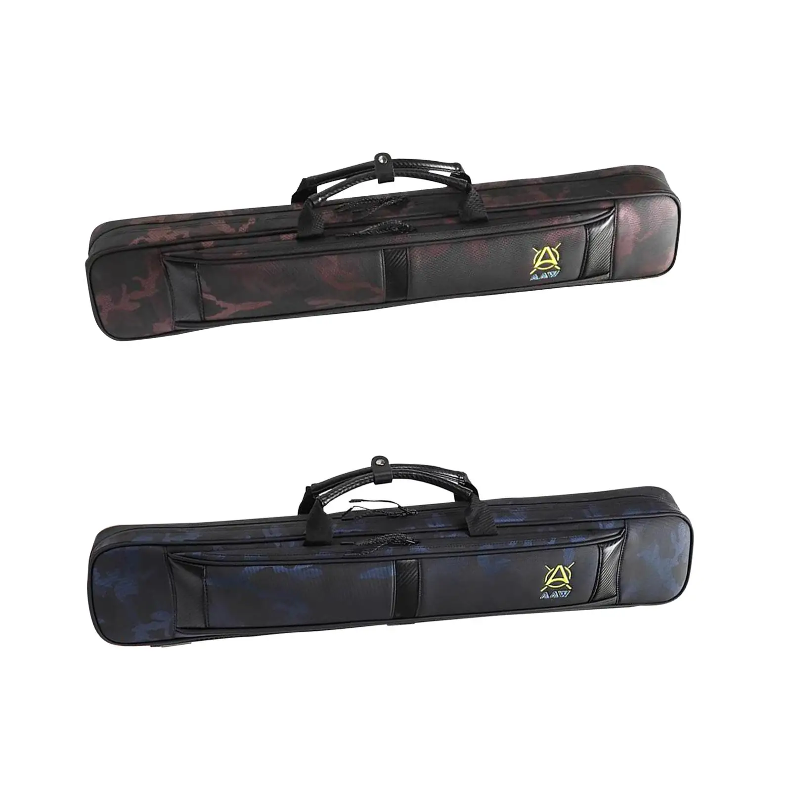 3x4 Pool Cue Carrying Case 7 Hole Pool Cue Bag with Backpack Straps 82cm