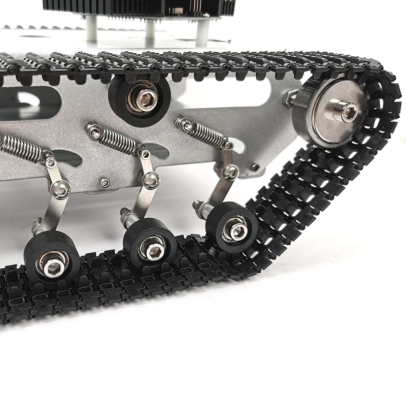 Robot Tank Chenilles Arduino Télécommandé Châssis Métal DIY