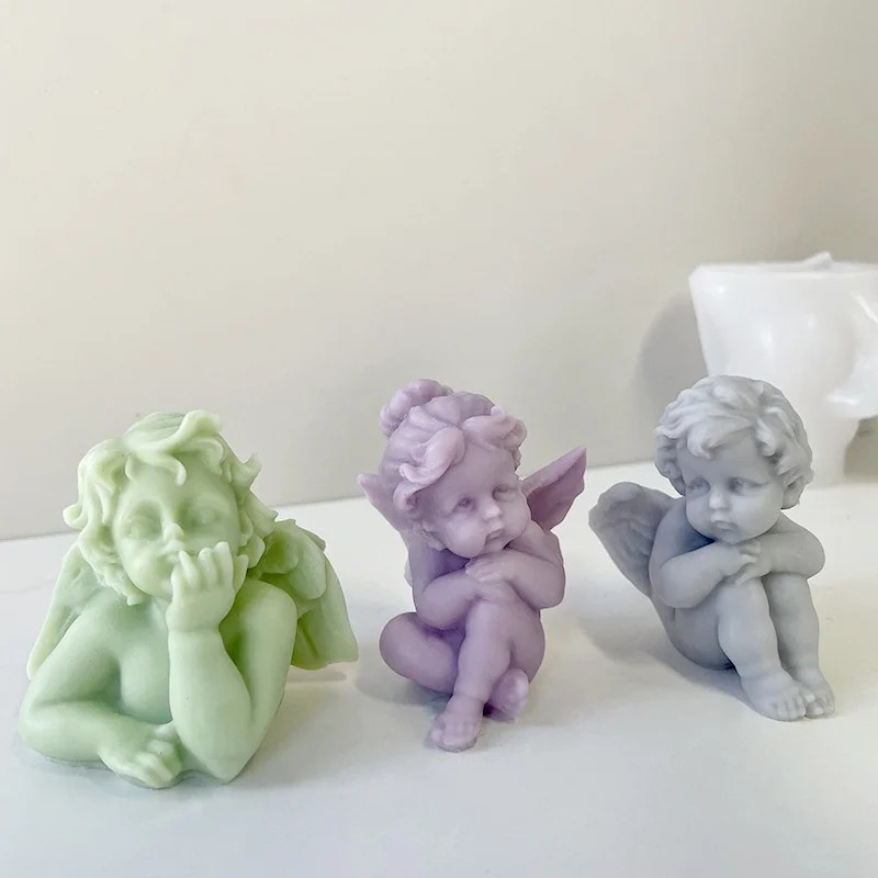 Aromatherapy Candle Ornament Mold Versatile Ease Of Use Quality Demand Decorative Best Selling Angel Candle Mold Gifts