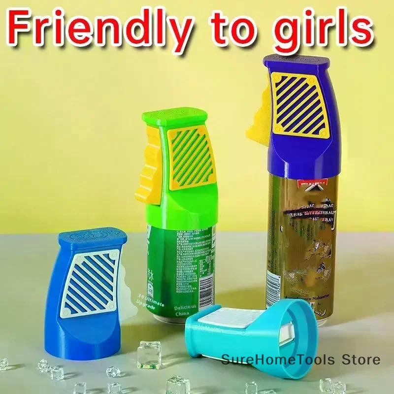 3D-Printed Small Can Opener Wear Resist Portable Beverage Open Tool Ergonomics Beer Can Opener For Finger Nail Protection