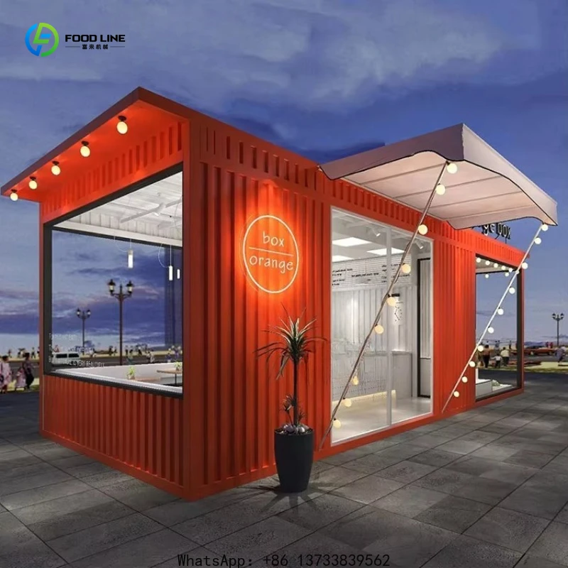 Caffetteria Container Personalizzata Ristorante Mobile