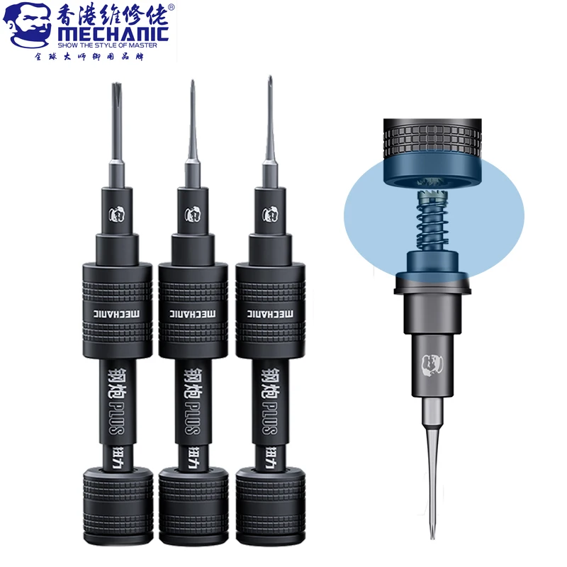 

MECHANIC Mortar Plus Torque Screwdriver High Strength Screwdriver for IPhone Android Phone Disassembly Limited Torque Tools