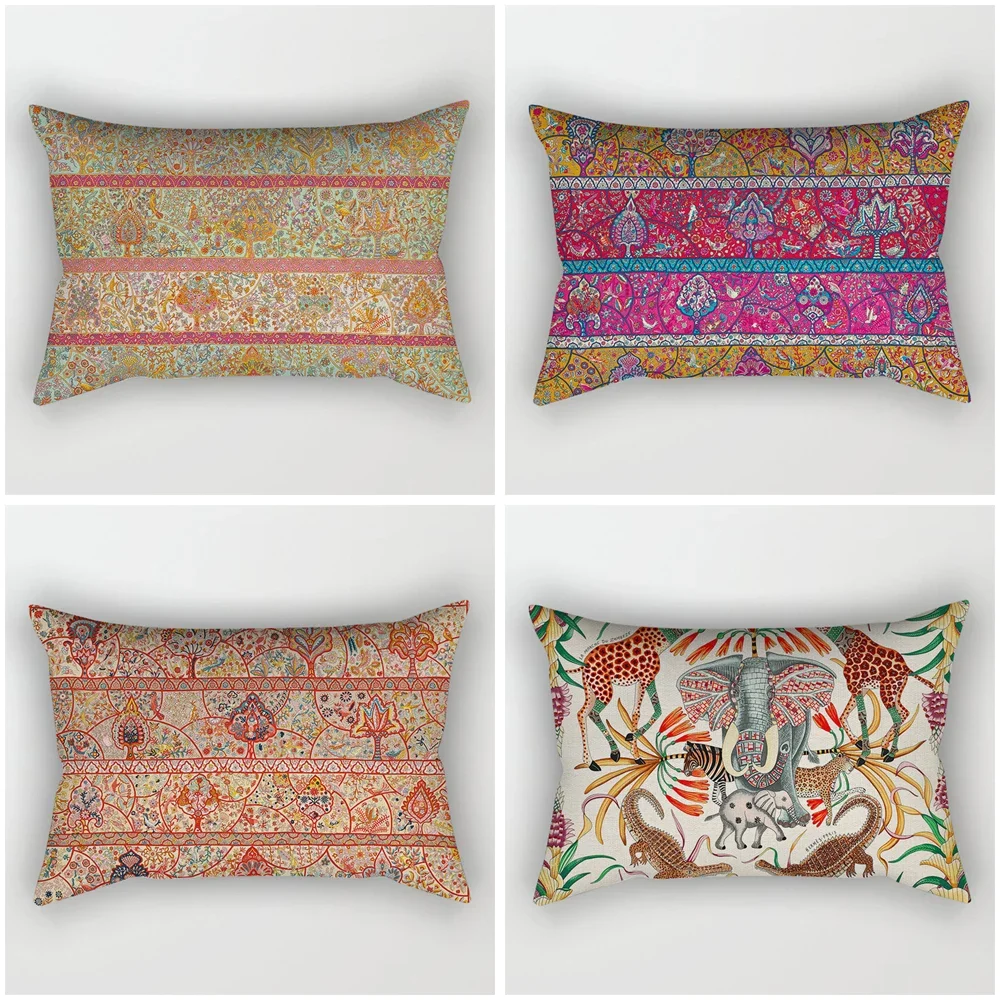 

Decorative home throw pillows case for waist cushion cover nordic 40x60cm car30*50cm 40*60cm 30x50cm boho moroccan print horse