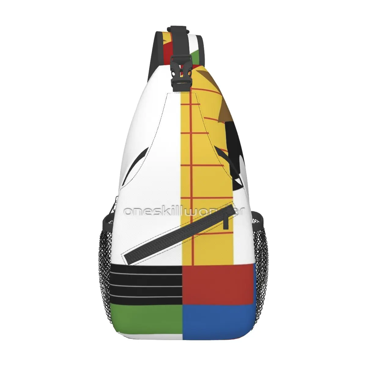 

Enemy Became Friends Chest Bag Retro Portable Daily Nice gift Customizable