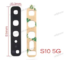Premium Rear Camera Glass Lens Replacement Kit with Adhesive and Repair Tool (S10 5G)