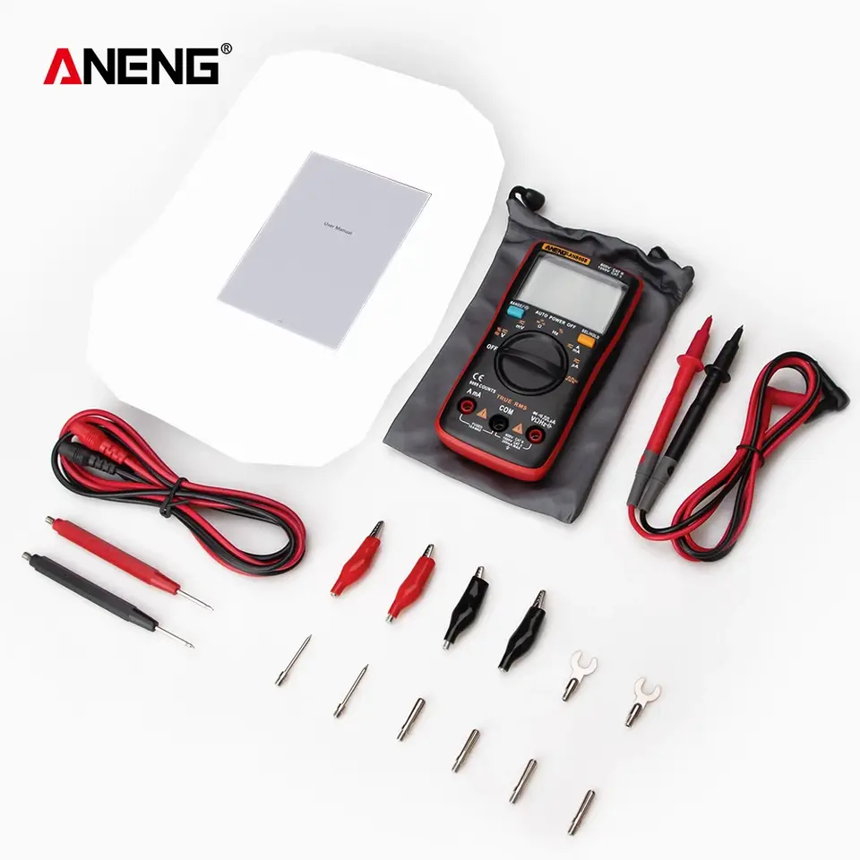 ANENG AN8008/AN8009 Mini Digital Multimeter Rm 409b Double Fuse Auto-range Medidor EléctricoTrue-RMS Transistor Capacitor Teste image 11