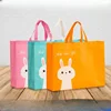 10PCS Coated Non-woven Fabric Bag Clothing Nonwovens Pack Handbag Environmentally Friendly Gift Shopping Packaging Bag 4