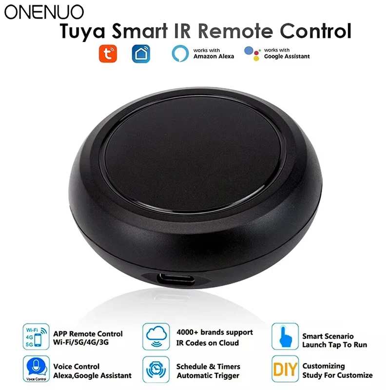 Telecomando WiFi Smart IR Universale - Controlla TV, AC E Dispositivi Con App E Voce | Compatibile Tuya/Smart Life - Foto 5
