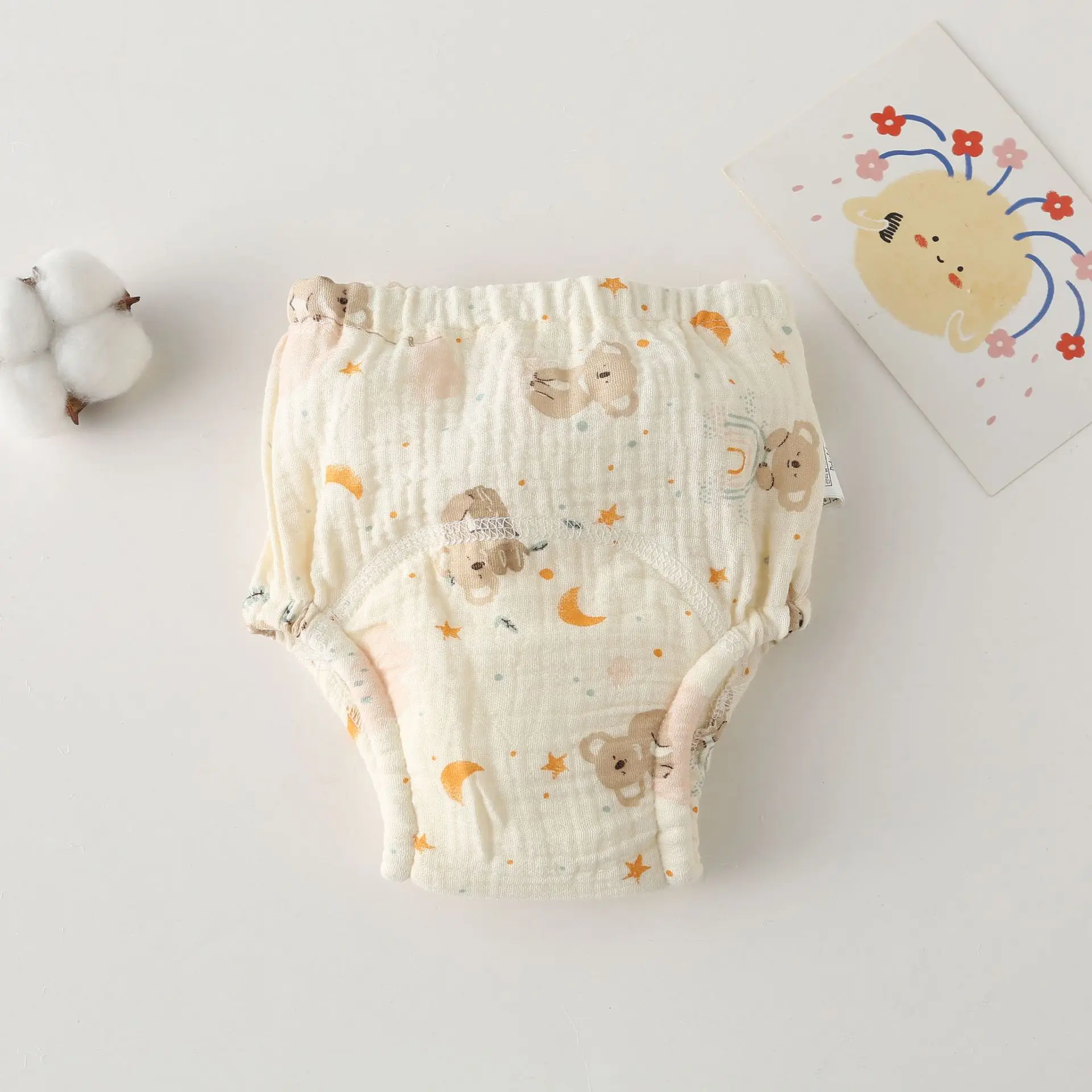 Cotton Baby Waterproof Reusable Training Shorts and Nappies