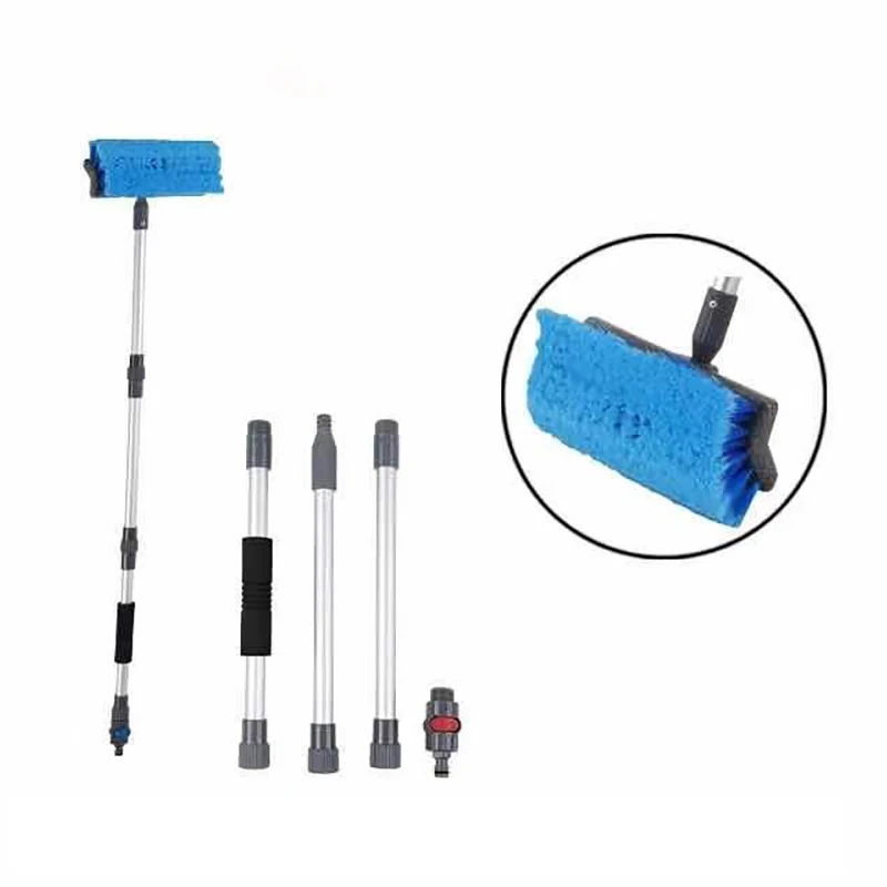 New Car Automatic Telescopic Long Rod Spray Water Brush Auto Windshield Window Wipe Glass Cleaner Washing Tool turtle wax ice Other Maintenance Products