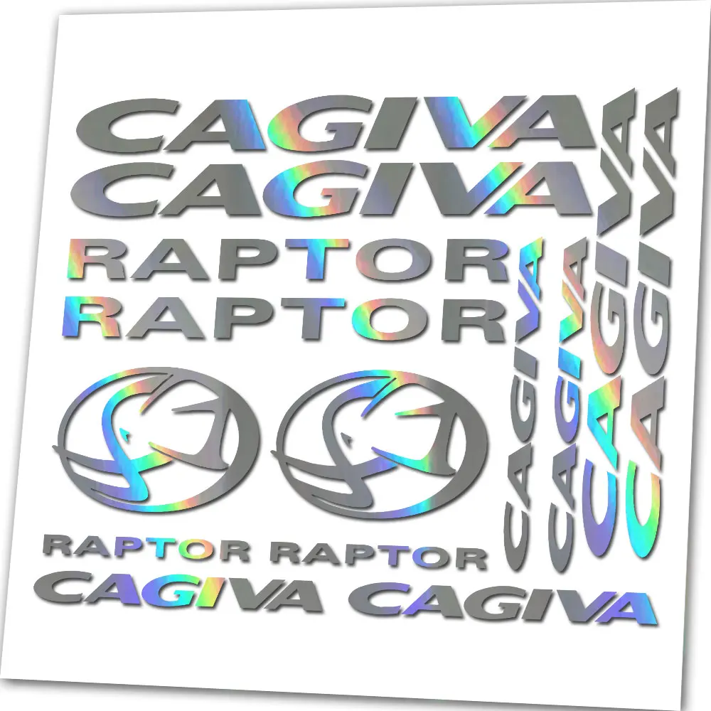 Per Cagiva Raptor Vinile Fustellato Decalcomania/Kit Adesivo-Mito Raptor Planet 125