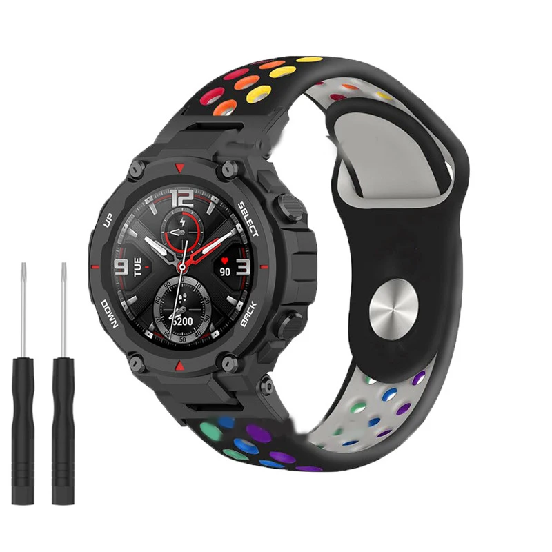 Breathable Silicone Sports Watch Band Bracelet