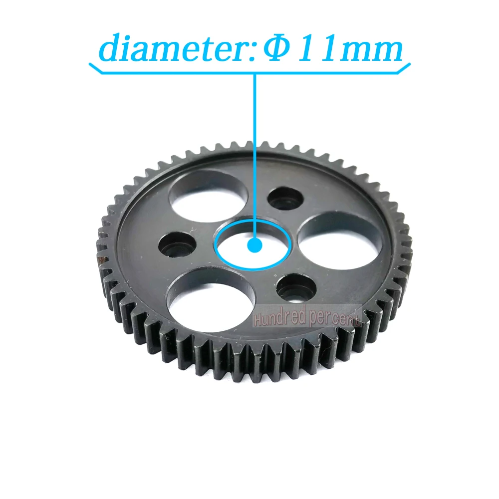 Engranaje principal de acero endurecido 50T 52T 32P 0,8 M para Traxxas Slash Sta