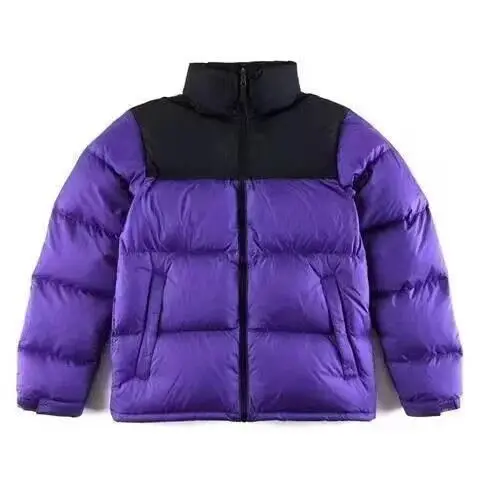 2023 Autumn and Winter down Cotton-Padded Coat Hooded Stand-up Collar Thick Warm Embroidered Coat for Men and Women