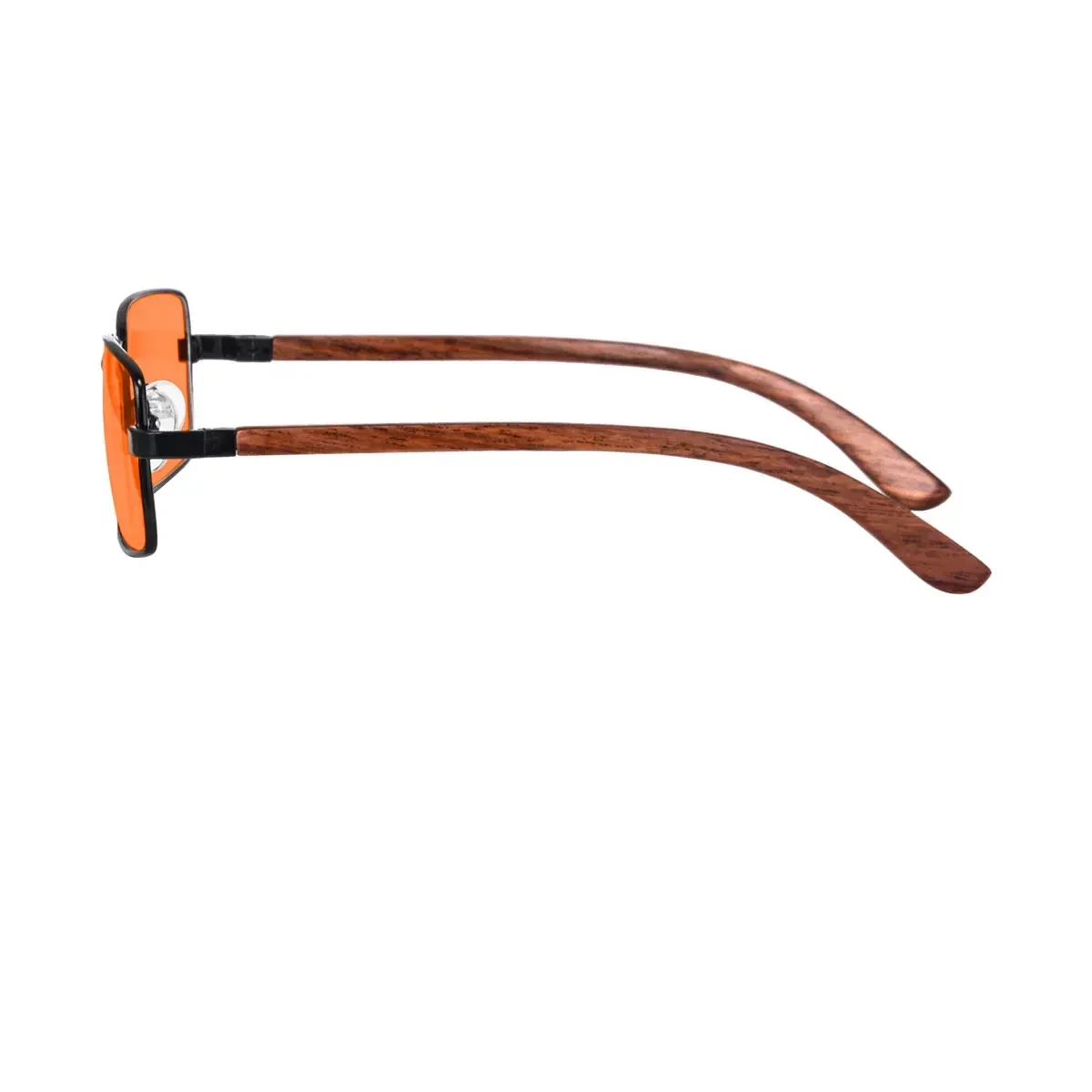 SHINU Good Sleep Blaulicht-blockierende Brille für Herren, rot, orange, Anti-Blaulicht, beseitigt die Belastung der Augen, luxuriöse rote Brille – Detail 9