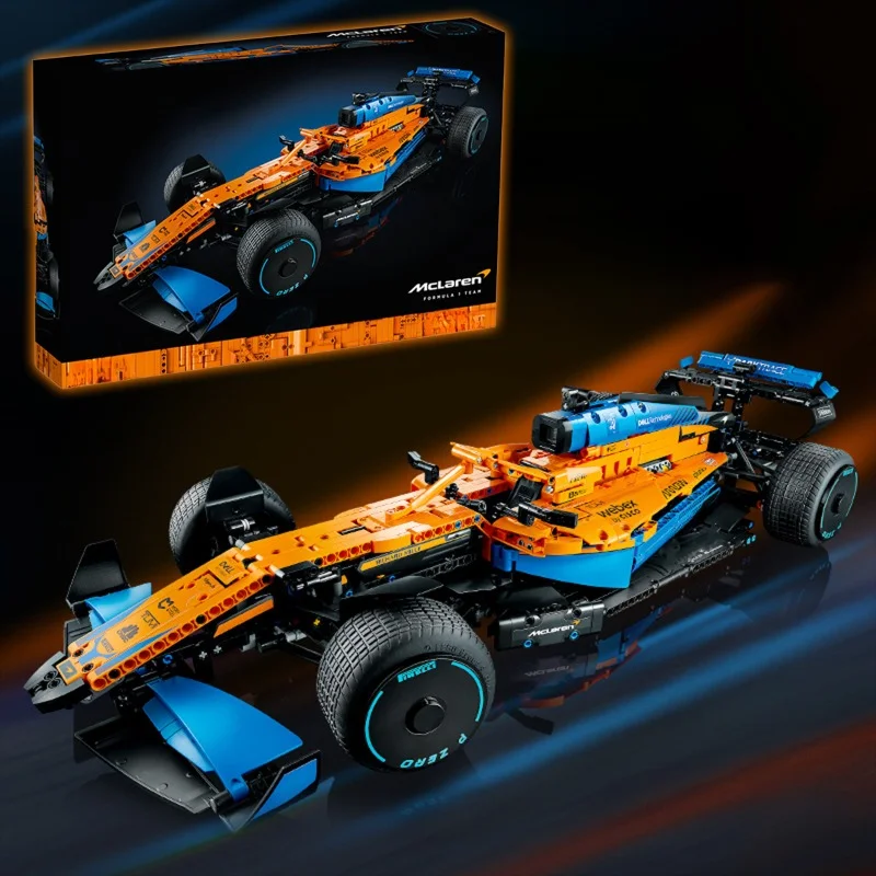 

Fit 42141 McLarens F1 Formula 1 Super Race Car Model Buiding Kit Creators Block Bricks Toys for Kids Adult Birthday Gift
