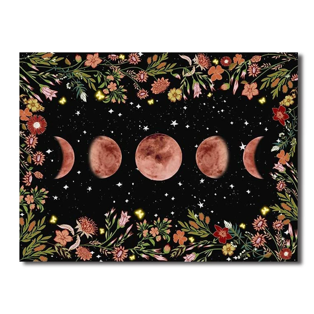 

Wall Hanging Tapestry Star Night Sky Aesthetic Background Home Dorm Bedroom Window Bohemian Art Decor, 180x230cm