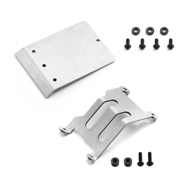 Per Tamiya 1/10 2Wd Bbx-01 Bb-01 Rc Car Metal Roof Paraurti Anteriore Skid Plate Armor
