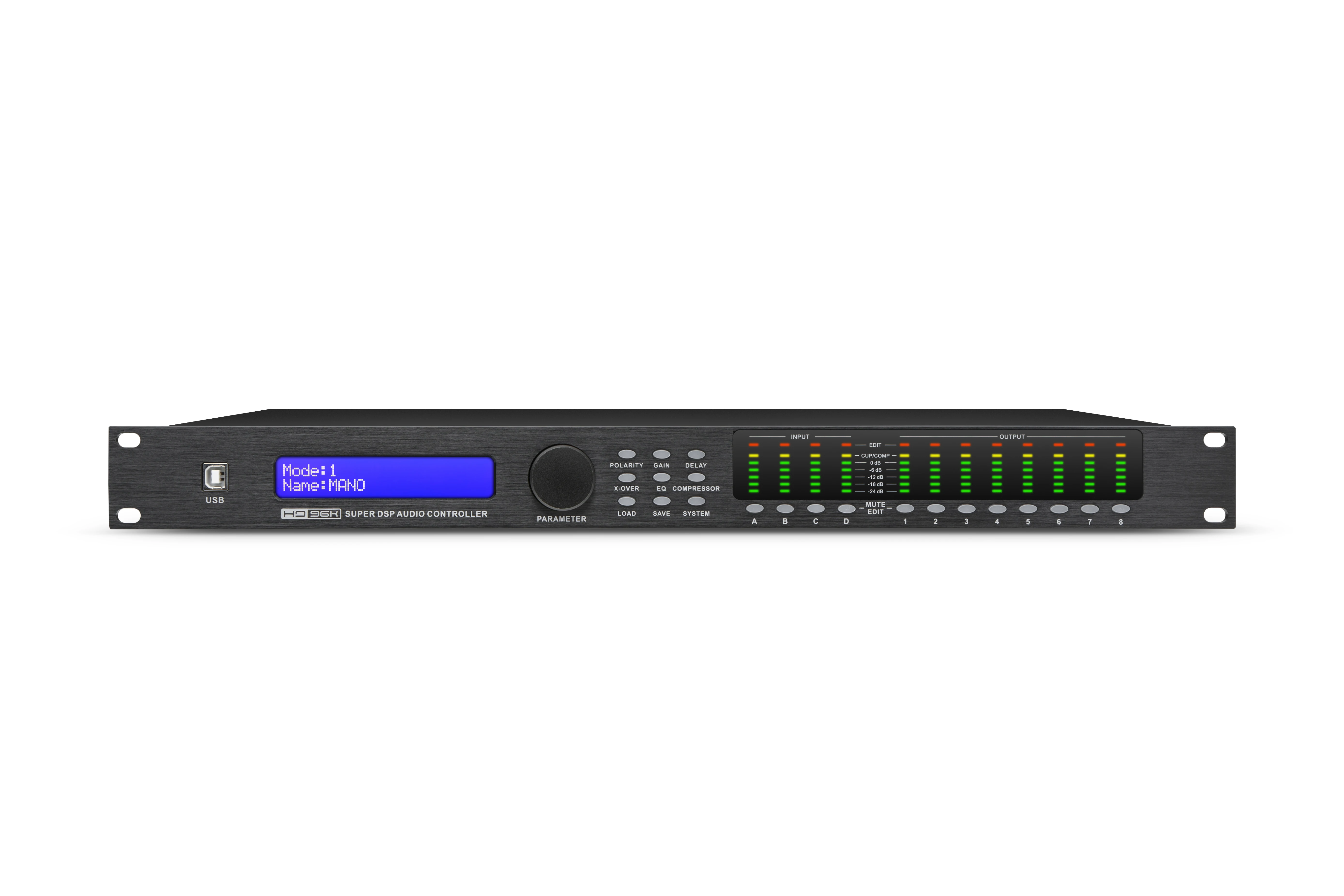 Top New Music Driver Rack 2 In 6 Out 4 In 8 Out Stage Processador No Driver Required Original Software Pro Professional Speaker