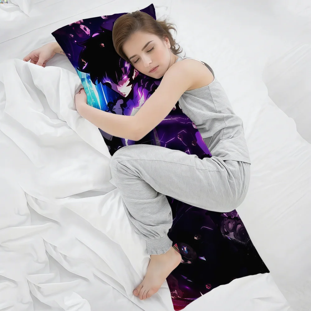 Sung Body Rectangle Jin-Woo Kissenbezug für Zuhause, Sofa, Wohnzimmer, 51 x 137 cm, Dakimakura-Hülle – Detail 7