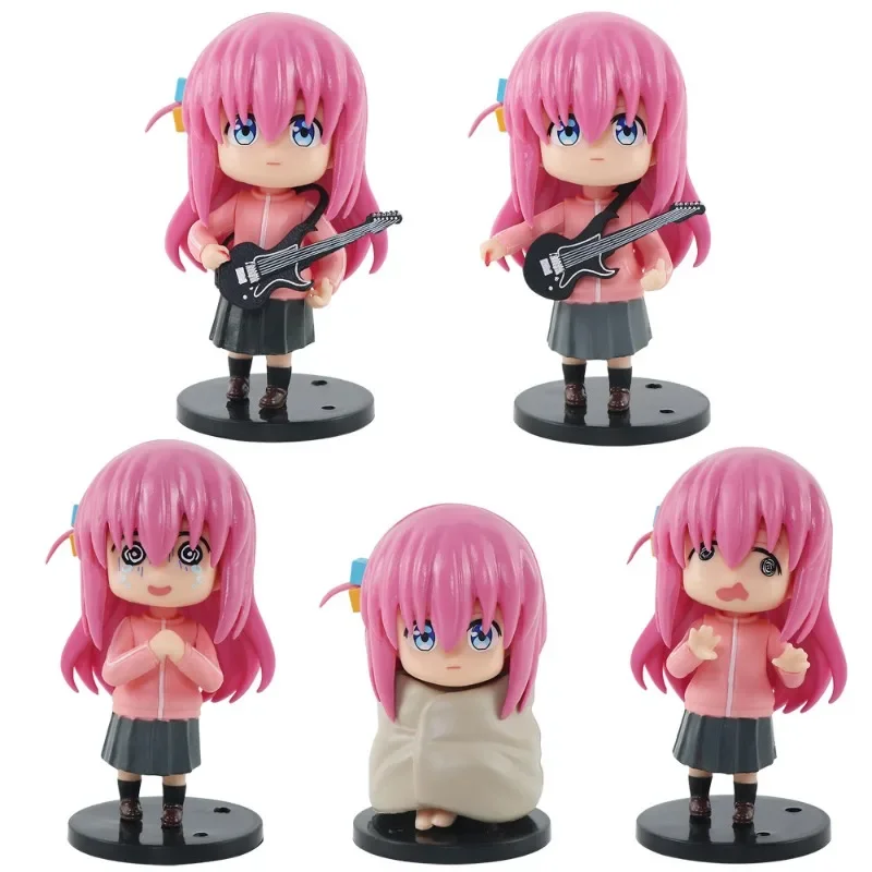 

BOCCHI THE ROCK! Ornaments Gotoh Hitori Anime Peripheral Dolls Desktop Car Model Q Version Cartoon Figures Holiday Gift Toys