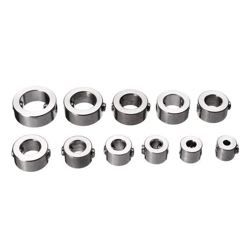 12-piece set 3-16mm lock ring 304 stainless steel limiter twist drill various drill limit rings