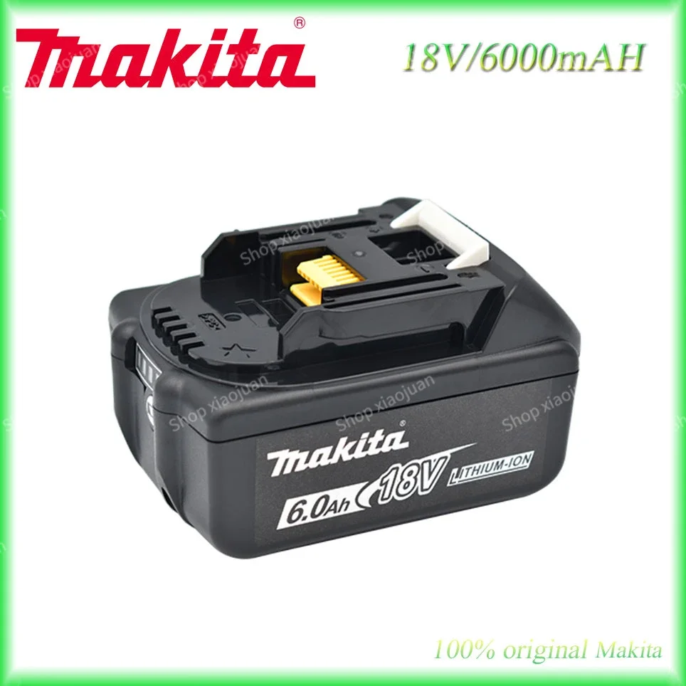 

6.0Ah 100% Original Makita 18V LED Lithium Ion Instead Of LXT BL1860B BL1860 BL1850 To Charge The Battery Of Electric Tools
