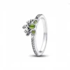 88644-b3e8c0.jpg Bague populaire en argent sterling 925% de la série Princesse, avec coquille, couronne, nœud et zircon rose, pour femme, accessoires de bijouterie fine pour soirée