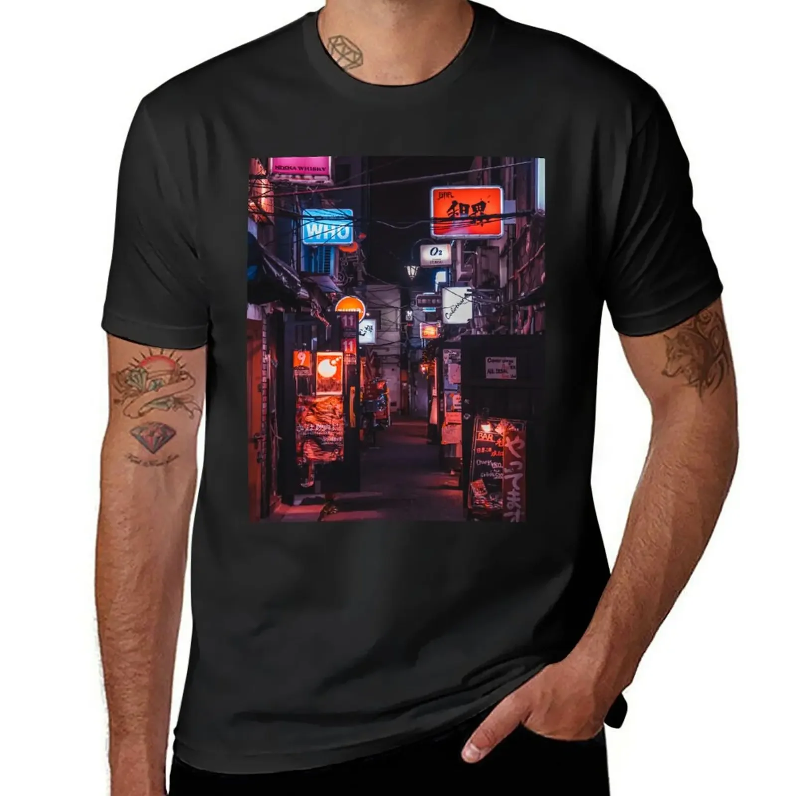 

Golden Gai Tokyo Bar Crawl T-Shirt customs design your own for a boy kawaii clothes mens clothes