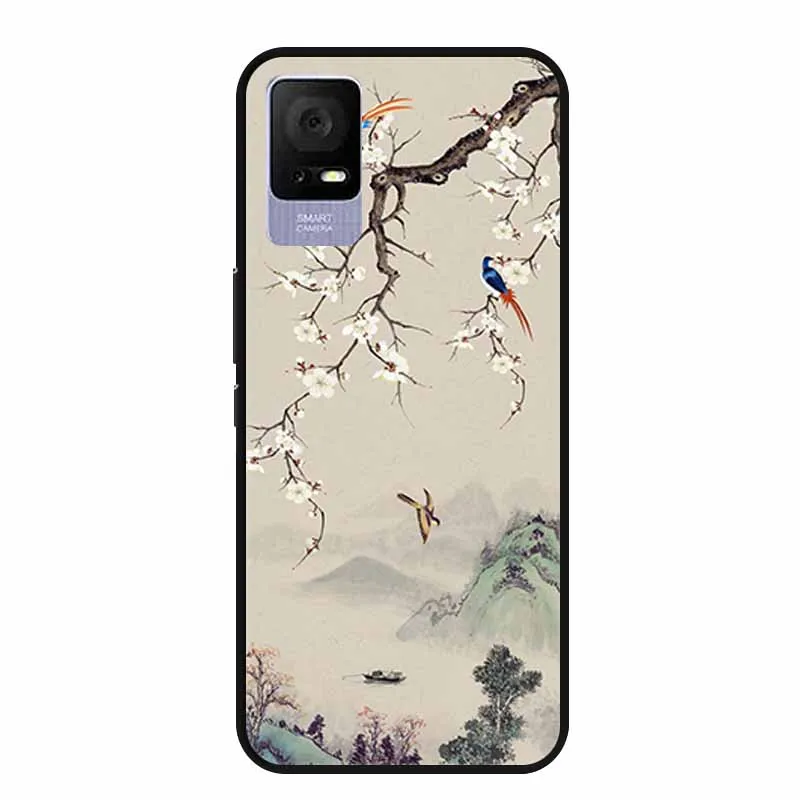 Fashionable Soft TPU Silicone Phone Cover - Stylish Painted Bumper Case