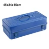 Heavy Duty Portable Steel Tool Box Metal Tool Box For Workshop Garage Household With Handle Sundries Storage Supplies 2