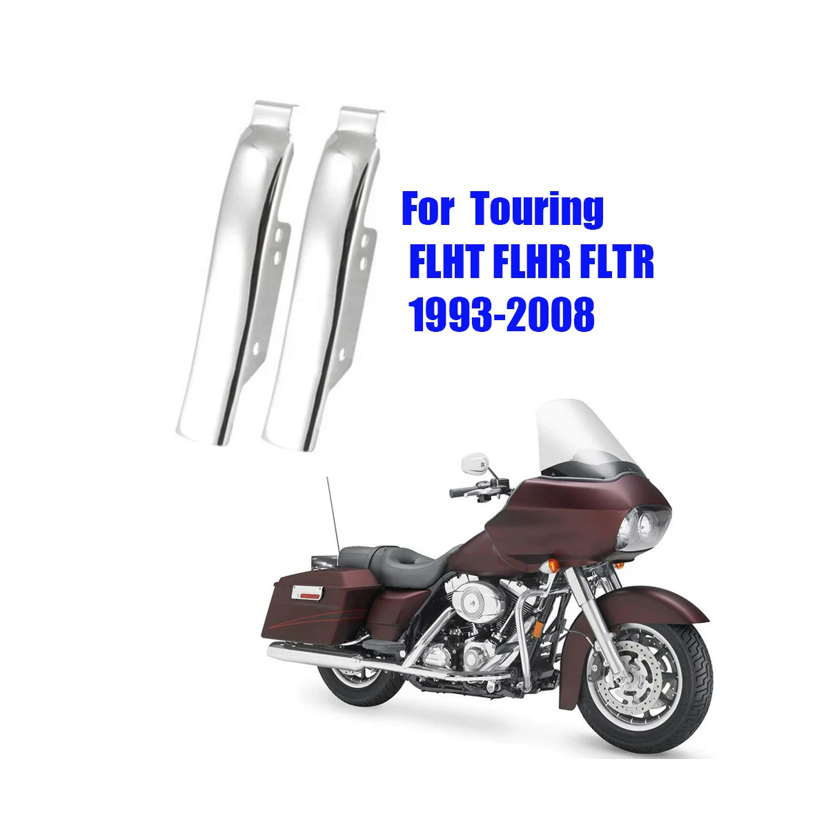 

1Pair Rear Fender Bracket for Harley Touring Road King Electra Glide FLHT FLHR FLTR 1993-2008 Saddlebag Filler Panels,B
