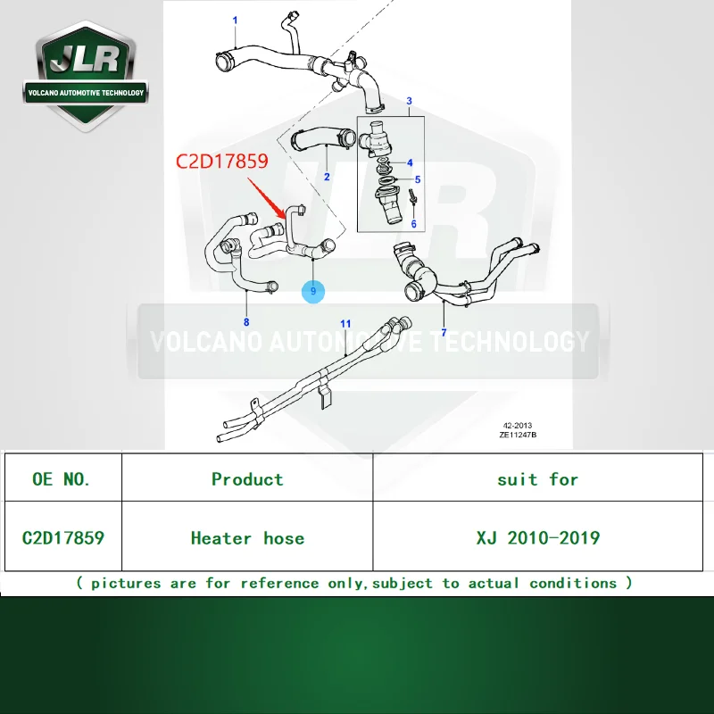 Ծ  ȣ  ü ڵ ǰ, XJ XF Ծ OEM: JLM21499 C2D17859 C2Z4029 C2D17856 C2D17858