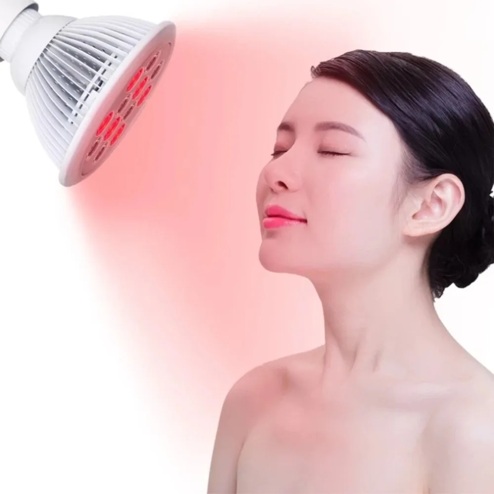 36w Led Red Light Therapy Bulbs 660nm Red and 850nm Near Infrared Therapy, Muscle Joint Pain Relief Recovery, Skin Rejuvenation