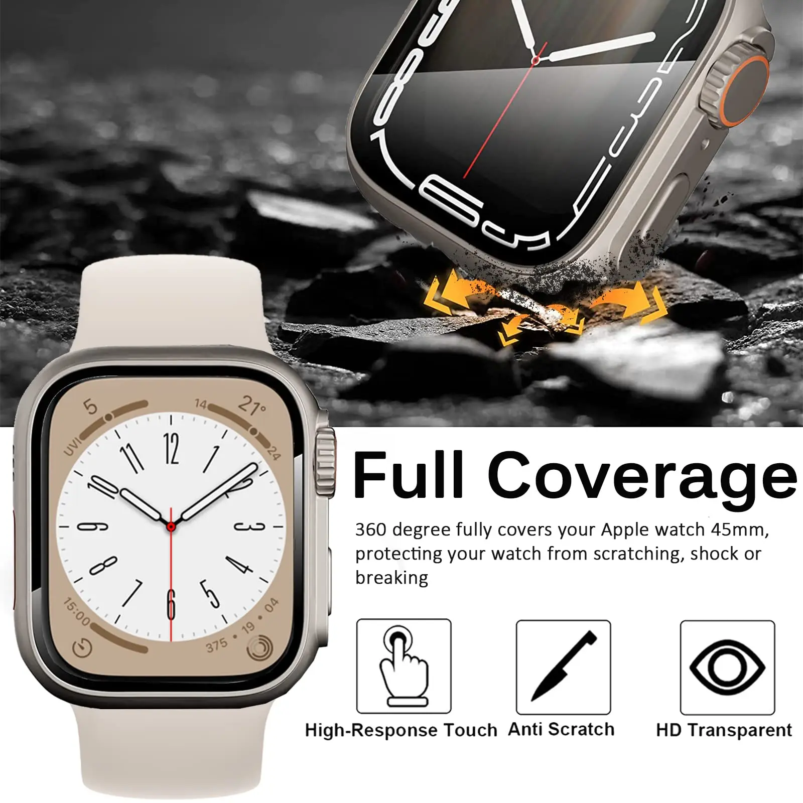  ġ ̽   PC ܴ Ŀ, ܰ ׷̵ 49mm, Ʈ 2 iWatch ø 8 7 se 9  ȯ, 44mm, 40mm, 45mm, 41mm