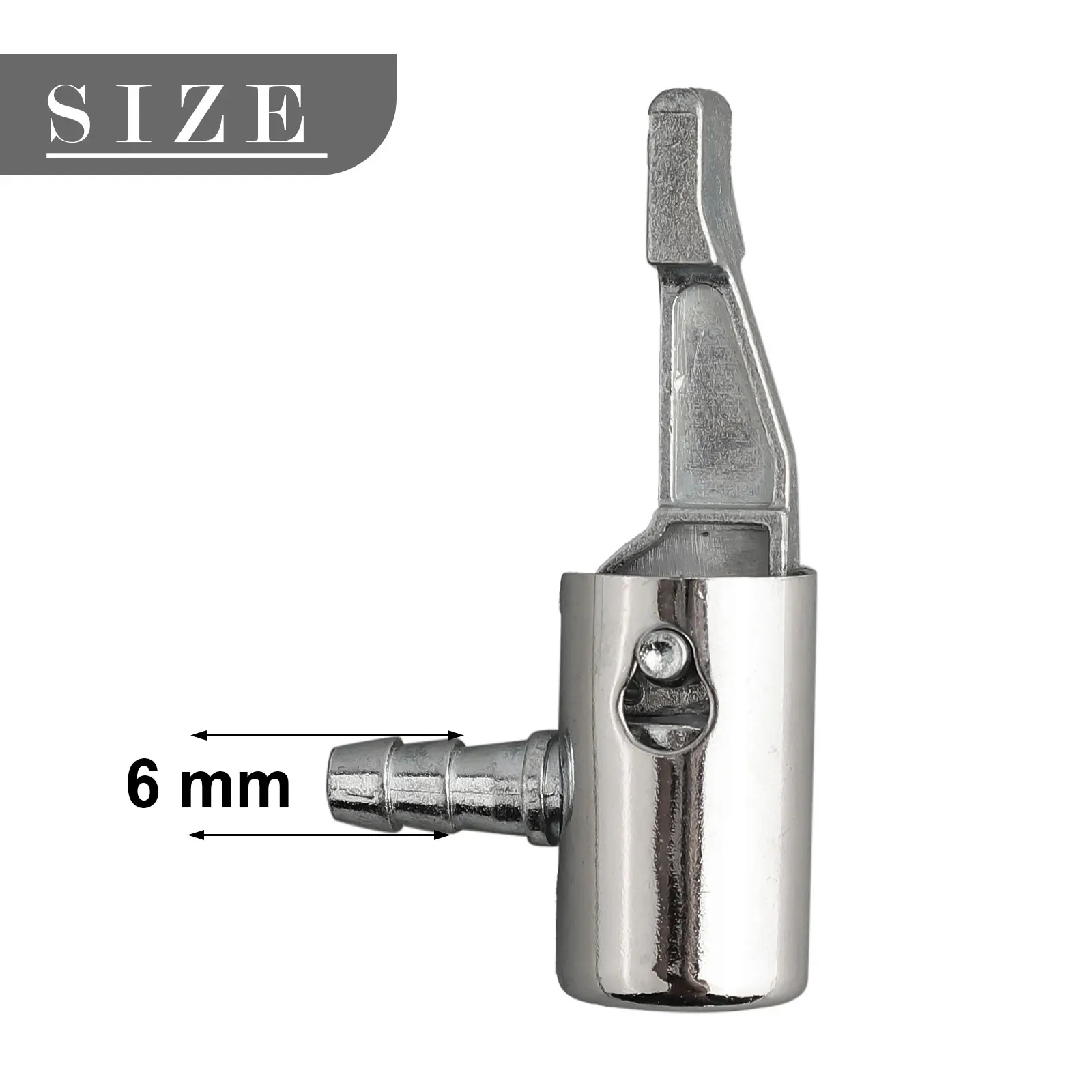 1pc Fahrrad Inflator Metall Luftpumpe Düse Ersatz Kopf Für Sclaverand Ventil Reifen Schlauch 6MM Fahrrad Radfahren Zubehör 6MM – Detail 2