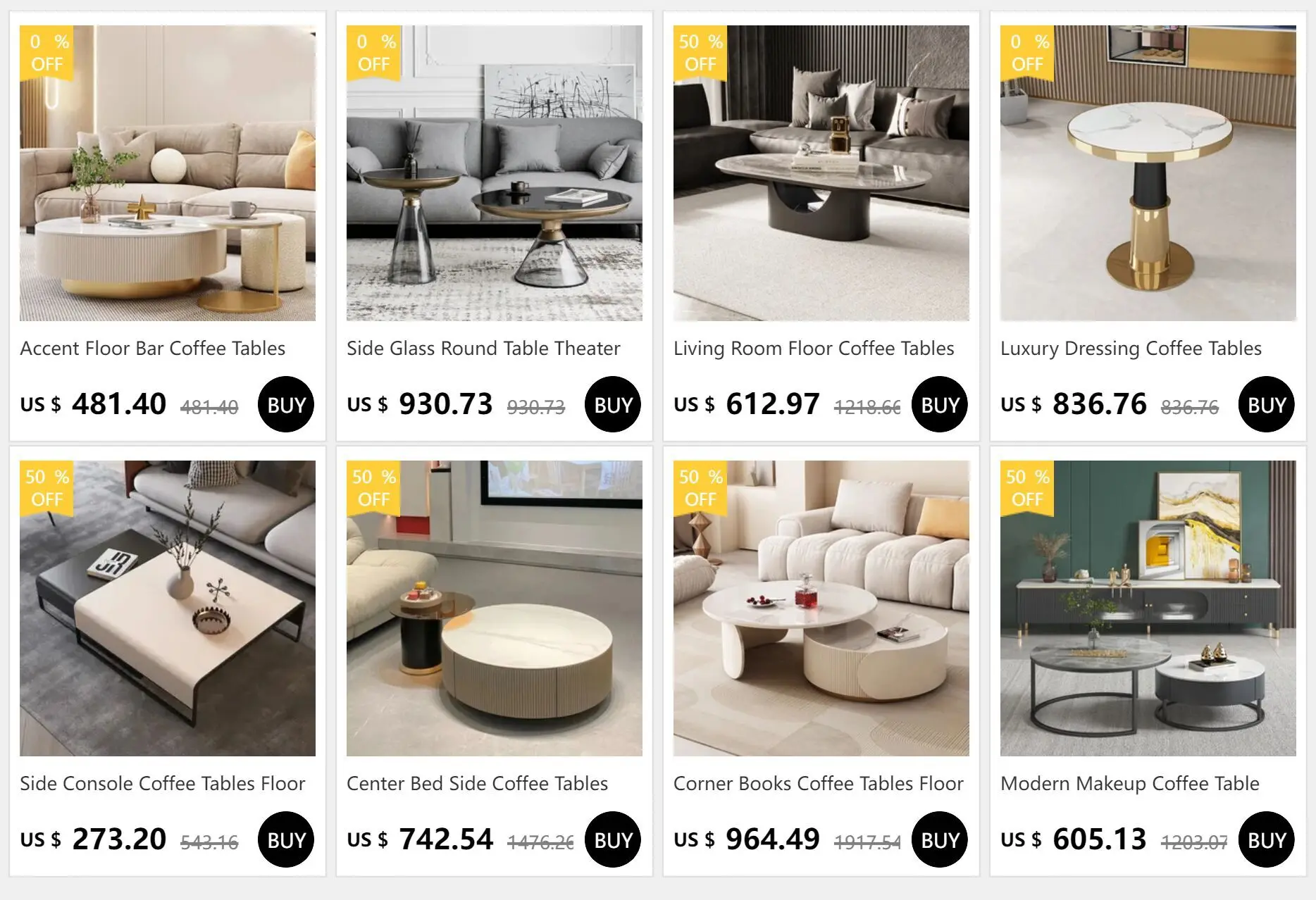 Description Picture 2 of itemAccent Floor Bar Coffee Tables Luxury Floor Books Console Coffe Table Dressers Garden Mesa Auxiliar Home Furniture WJ33XP