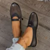 Summer Mesh Hollow Sandals Women Flats Shallow 2024 New Beach Shoes Comfort Retro Female Flat shoes 1