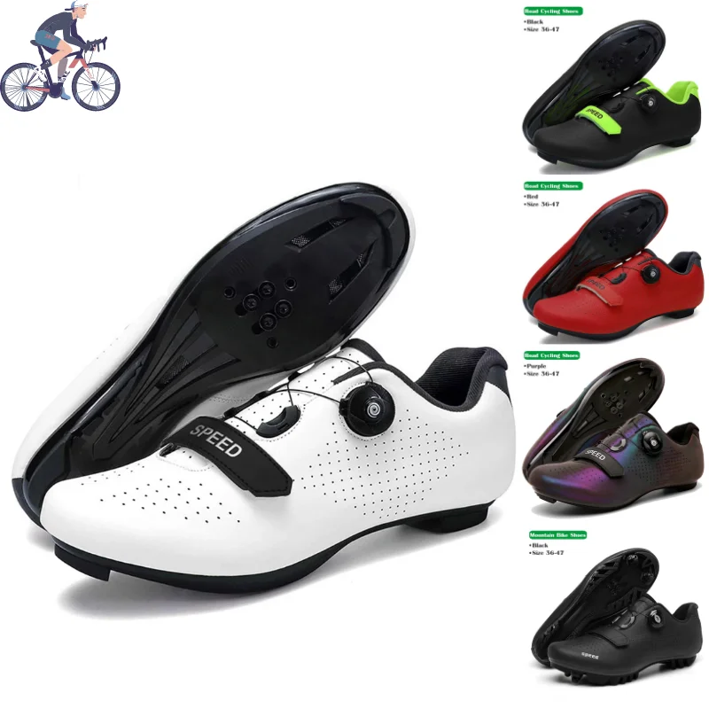 Cycling Shoes Cycling Sneaker MTB Cleat Shoes Men Sport Dirt Road Bike Boots Speed Sneaker Racing Women Bicycle Shoes For Shimano SPD SL