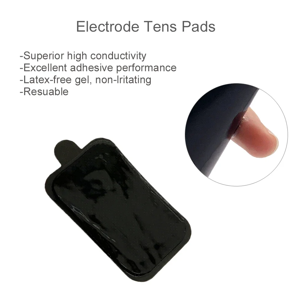 Parches de electrodos Tens para máquina de masaje, pegatinas de Electro Gel  para estimulación muscular EMS, alivio del dolor, fisioterapia, dispositivo  nervioso - AliExpress