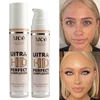 9 Shade Full Coverage Concealer Liquid Foundation Concealer - makeup high coverage  Base makeup Foundation cream  Natural Matte, 1