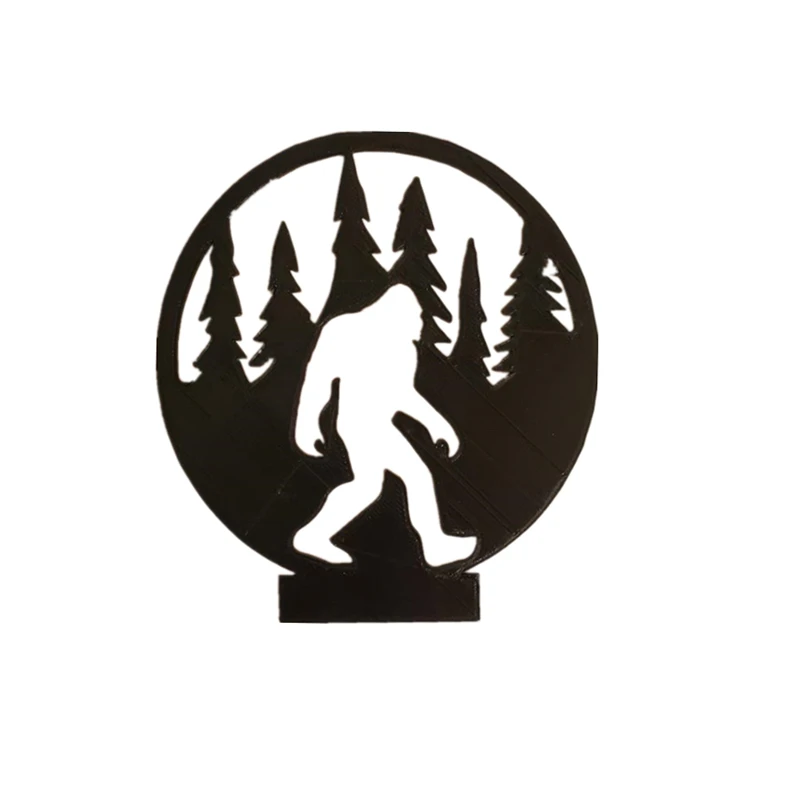Bigfoot Shadow Caster Novelty terror Candle Holder Shadow Projectors Indoor Halloween Decoration