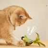 Indoor Interactive Birds Toy for Cat Chasing Teasing Toy Sounding Catnip Cat Teaser Toy Self-hilarity Wall Hanging Birds Cat Toy 6