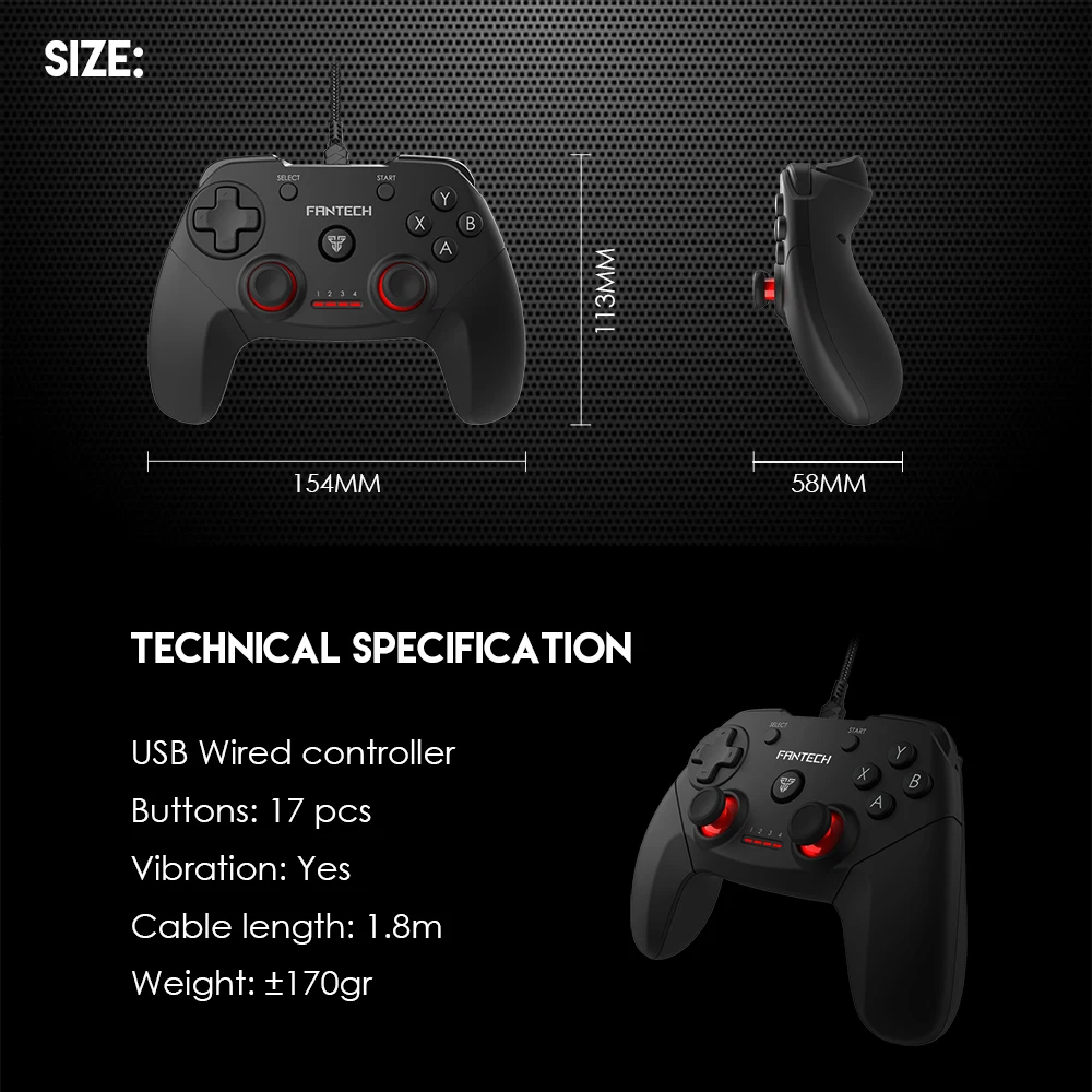 FANTECH-GP12  USB е, PS3  ̽ƽ ܼ Ʈ, PC PS3 , ȵ̵ ڽ  Ʈѷ, е ׼