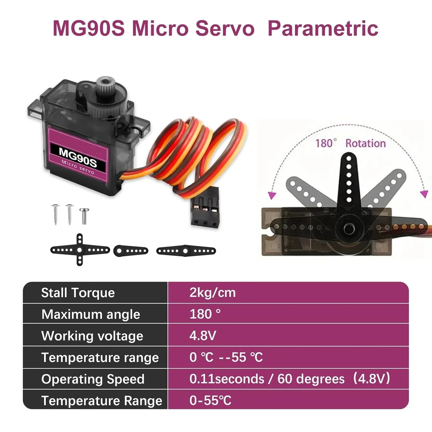 Connecteurs RC 180°/360° Lot 2/5/10pcs - Pièces Électronique
