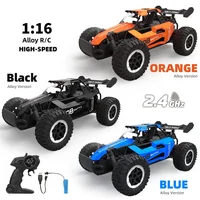 1:16 2.4G Model 2WD High-Speed Off-road RC Car With LED Light Remote Control Climbing Vehicle Outdoor Trucks Car Gifts Kids Toys 6