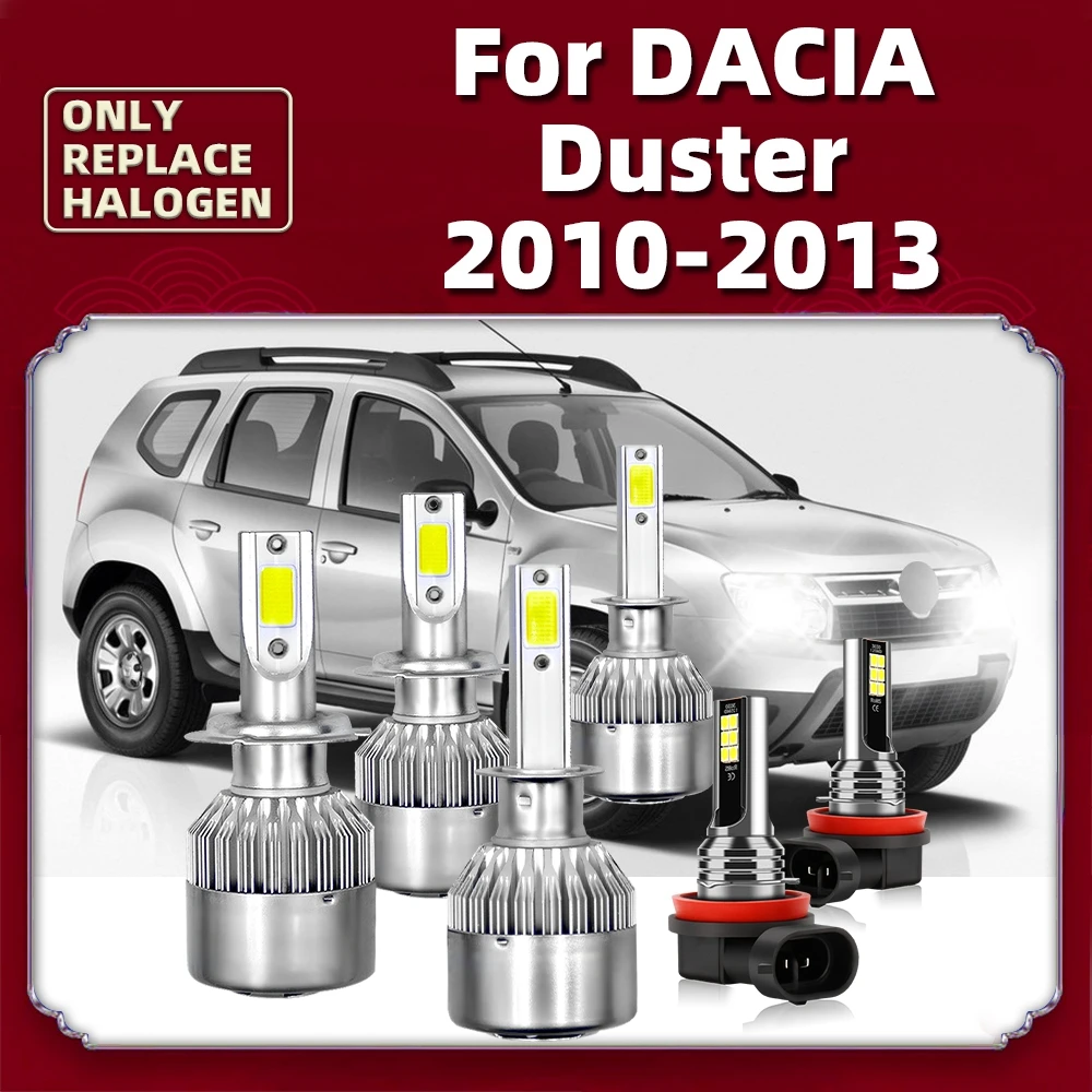 LedHeadlightBulbs6000K12VHighLowLlampsCarFogLucesReplacement