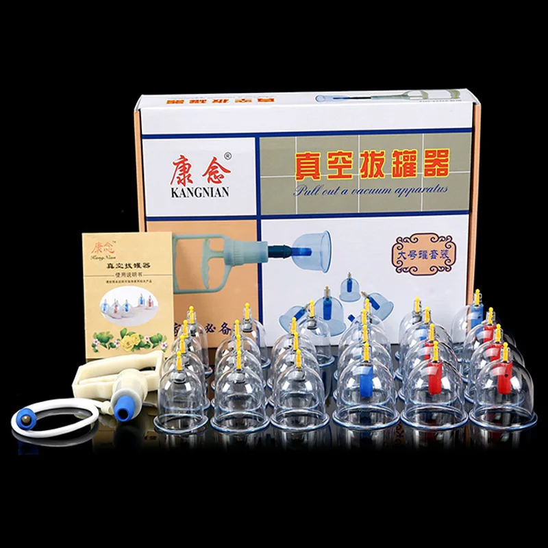 Chinese Cupping Therapy Set Medicine Physiotherapy Vacuum Massage anti cellulite ventosa Suction Cups Body Massager fat burner 6